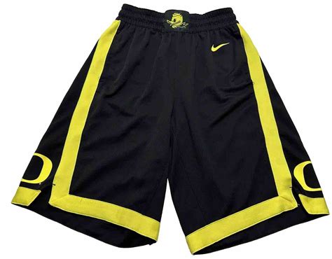 nike oregon ducks replica basketball shorts black yellow|Basketball Oregon Ducks Shorts (3) .